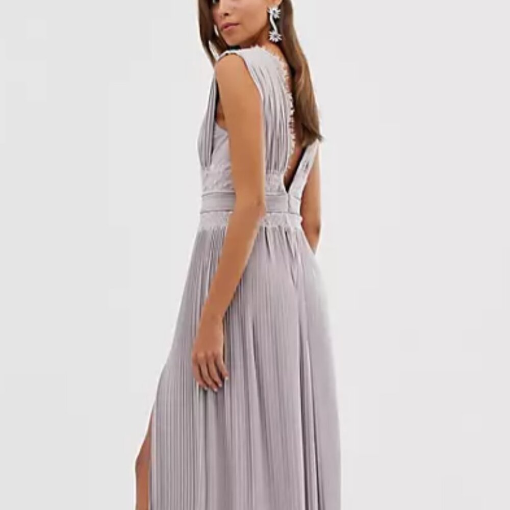 Pleated Maxi Dress - Bridesmaid